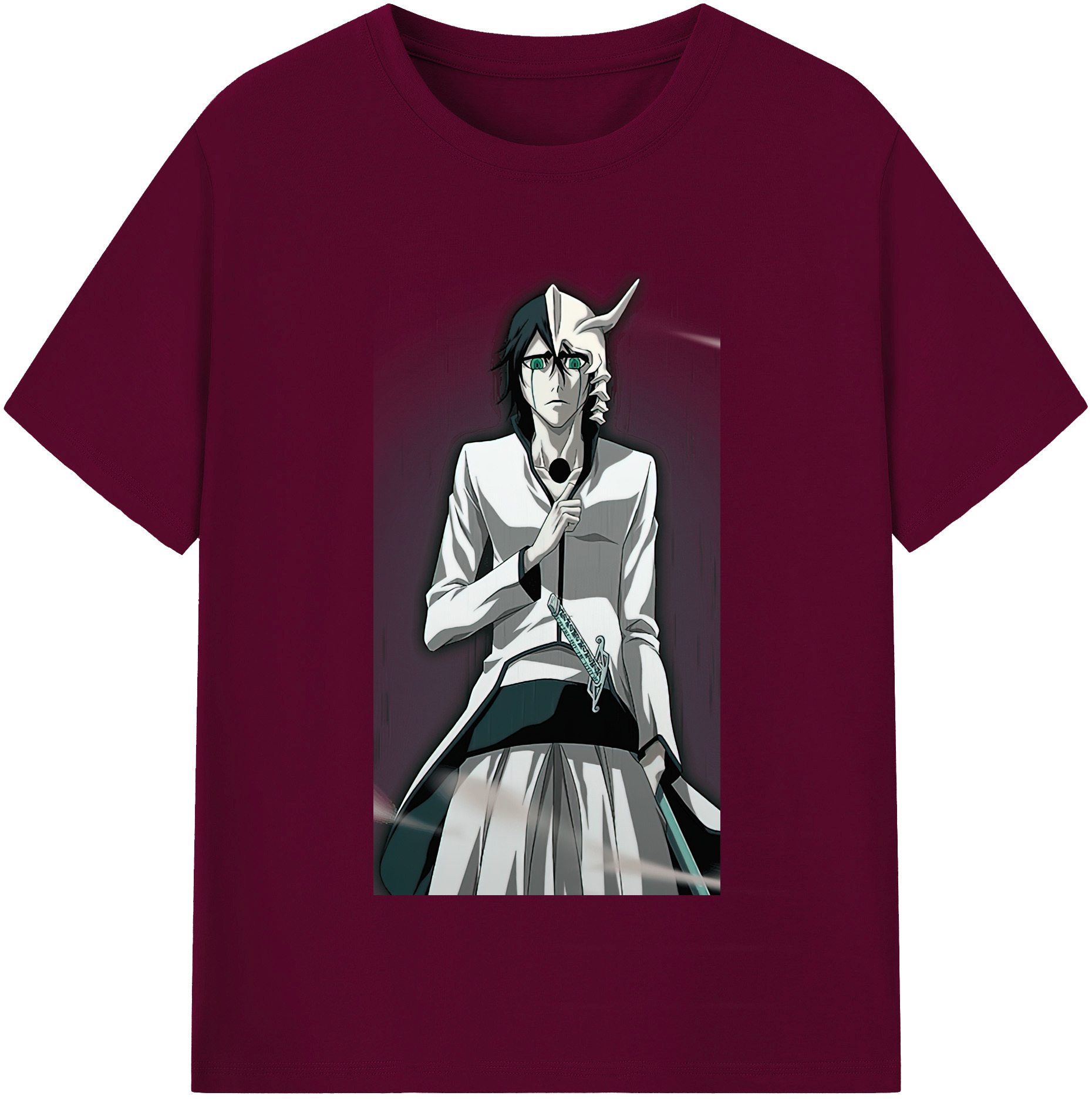 （画像用） ブリーチ ウルキオラ·シファー BLEACH Ulquiorra cifer レディースカジュアルプリントTシャツ（綿100％）